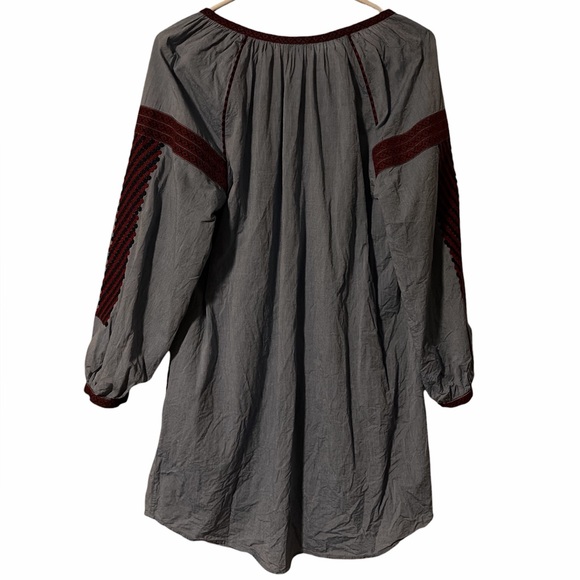 JOIE Marlen Blouse - Chambray/Black Current - Picture 5 of 7